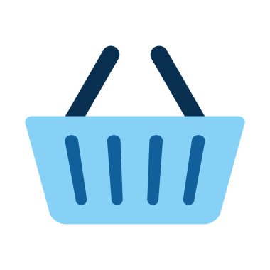alışveriş sepeti izole simgesi