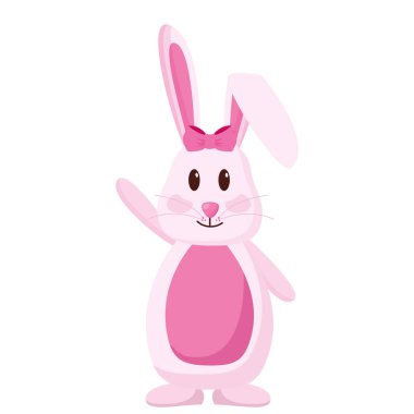 Sevimli tavşan çizgi filmi