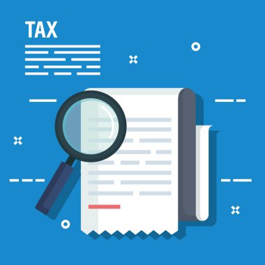 hizmet vergisi raporu büyüteç ile