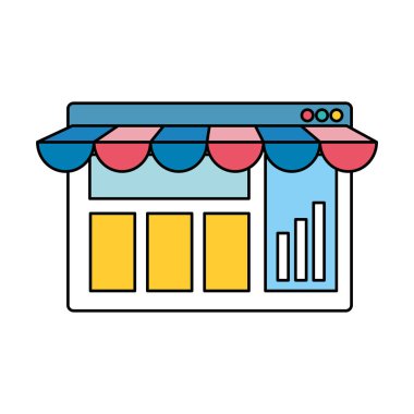 Web sayfası şablonu ile e-ticaret çadır