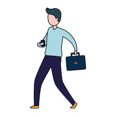 işadamı ile hareket eden ve portföy