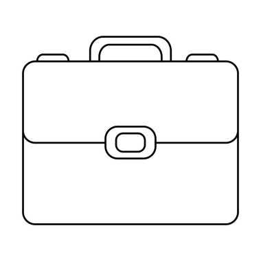 Portföy çanta izole simgesi