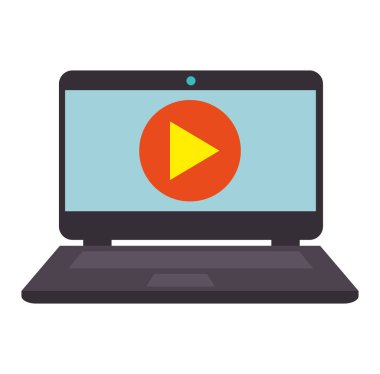 media player düğmesi ile dizüstü bilgisayar