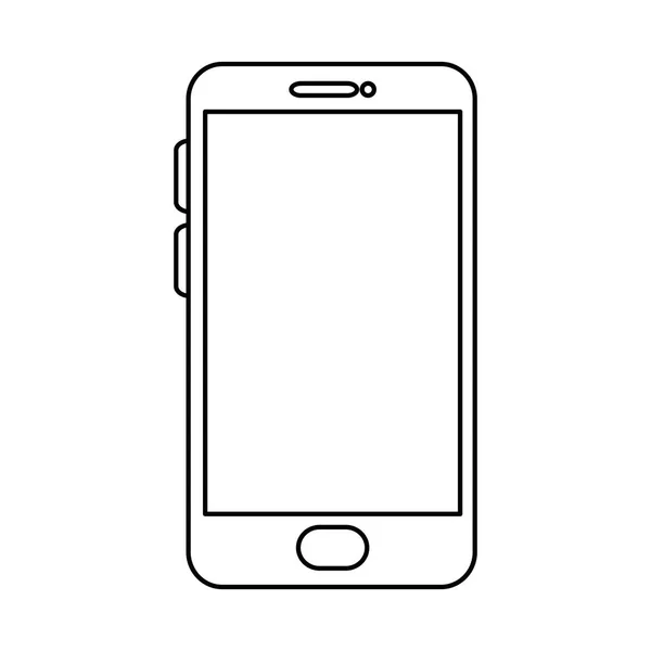 Μεμονωμένο εικονίδιο συσκευή smartphone — Διανυσματικό Αρχείο