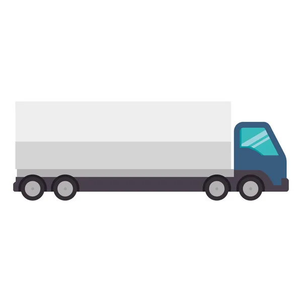 Serviço de entrega caminhão ícone isolado — Vetor de Stock