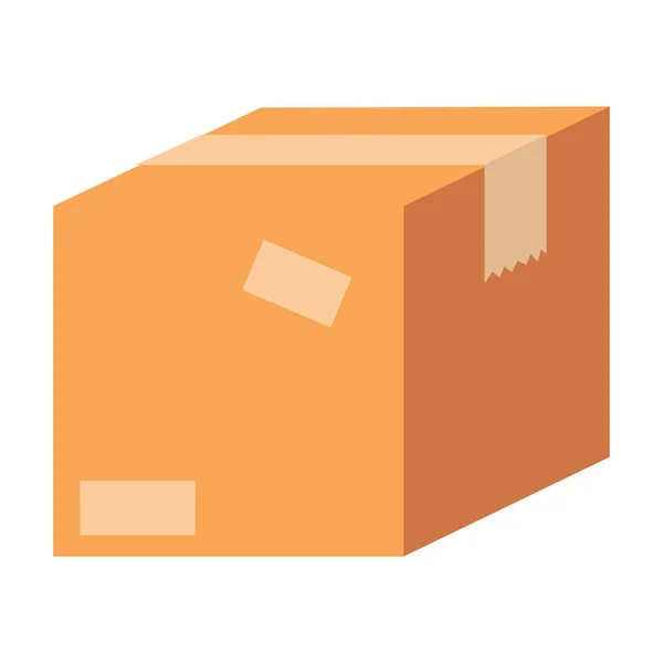 Pakowania ikona karton pole — Wektor stockowy