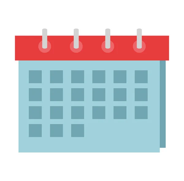 Calendar reminder isolated icon — Stock Vector