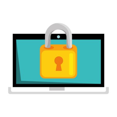 dizüstü bilgisayar ile asma kilit