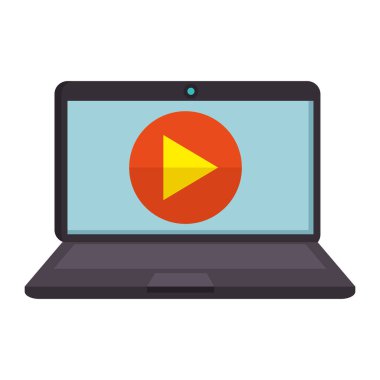 media player düğmesi ile dizüstü bilgisayar