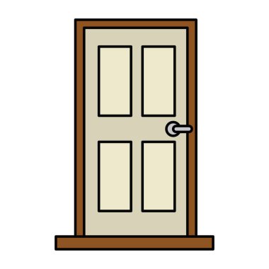 Oda Kapı izole simgesi
