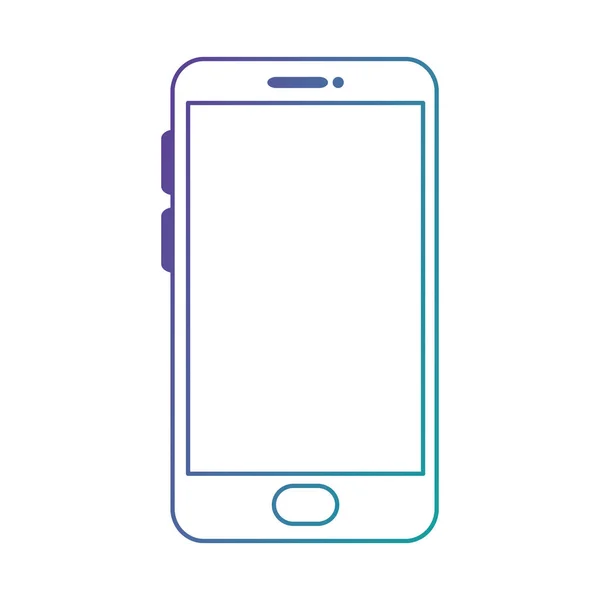 Geïsoleerde apparaatpictogram smartphone — Stockvector