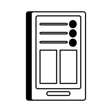 Smartphone aygıtı izole simgesi