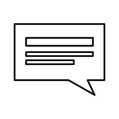 konuşma balonu ileti simgesi