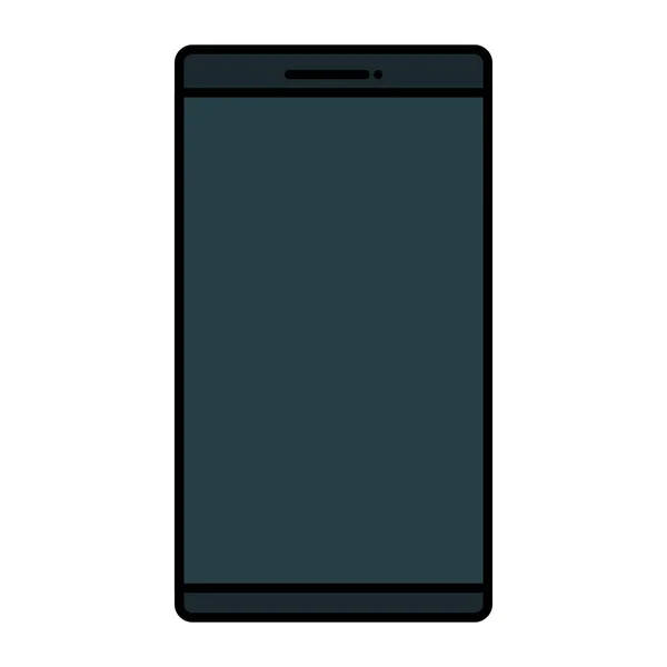 Ikona na białym tle urządzenia smartphone — Wektor stockowy