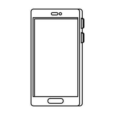 Smartphone aygıtı izole simgesi