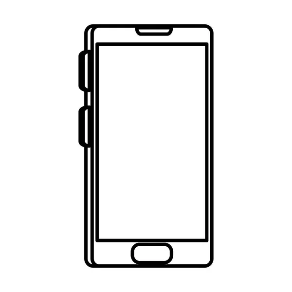 Appareil smartphone icône isolée — Image vectorielle