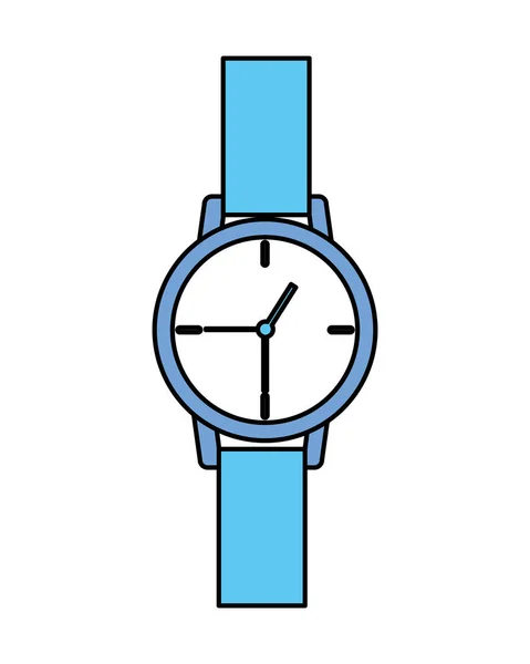 Icône temps montre bracelet — Image vectorielle