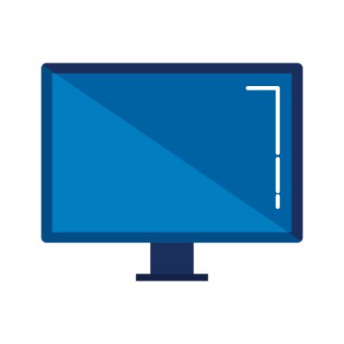 bilgisayar masaüstü izole simgesi