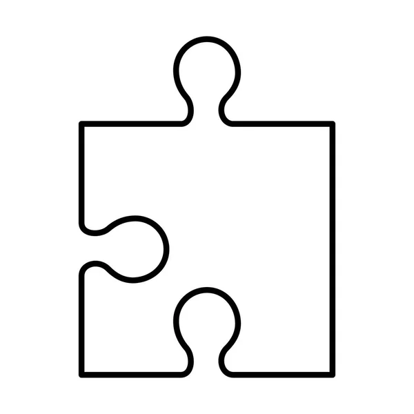 퍼즐 게임 조각 아이콘 — 스톡 벡터