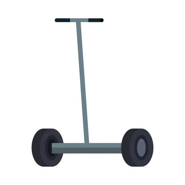 Opvouwbare e-scooter geïsoleerde pictogram — Stockvector