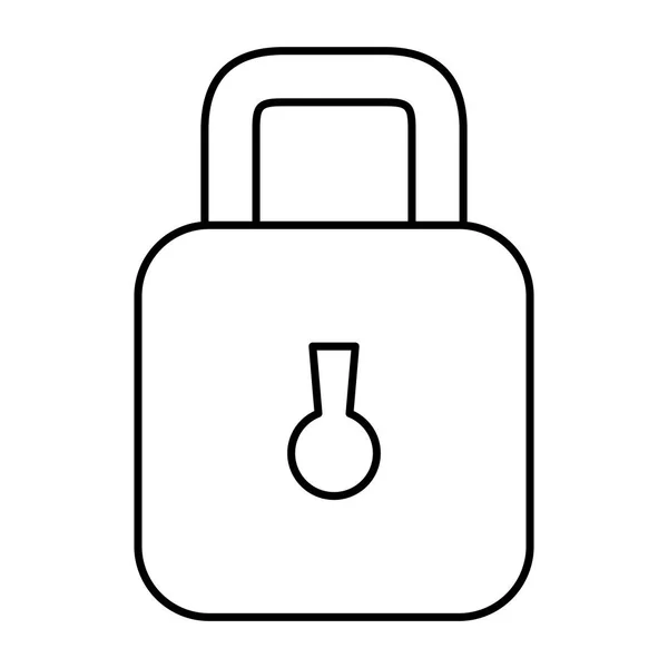 안전 안전 자물쇠 아이콘 — 스톡 벡터