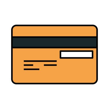 kredi kartı izole simgesi