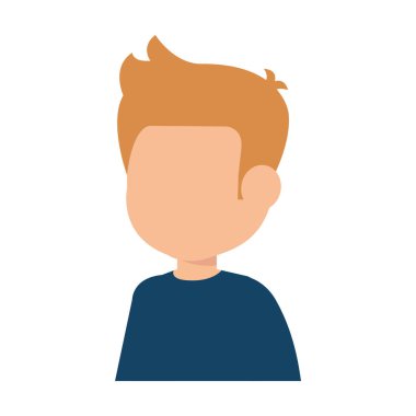 sevimli küçük çocuk karakter