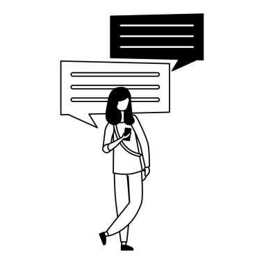 cep telefonu kullanan kadın