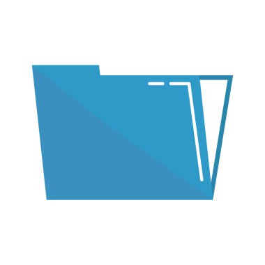 klasör belge izole simgesi