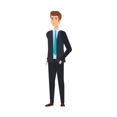 genç işadamı avatar karakter