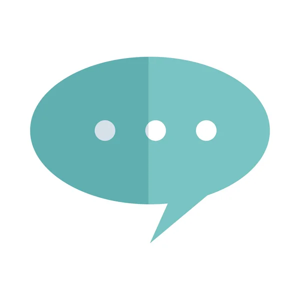 Bulle vocale icône message — Image vectorielle