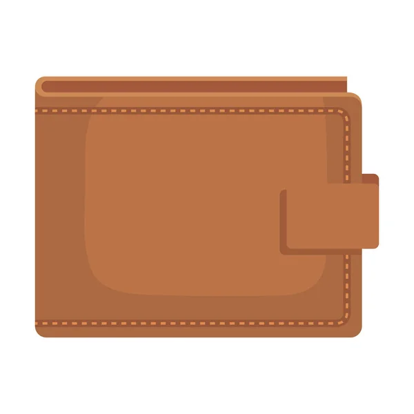 Πορτοφόλι χρημάτων απομονωμένες εικονίδιο — Διανυσματικό Αρχείο