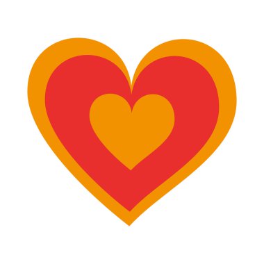 kalpleri sevgi aşk kutlama dekorasyon simgesi