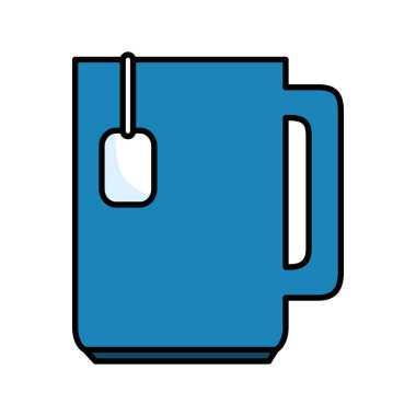 çay fincan izole simgesi