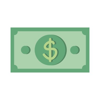 faturaları dolar izole simgesi