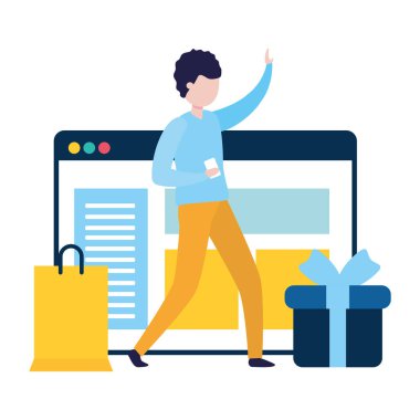 adam akıllı telefon ve sosyal ağ profili