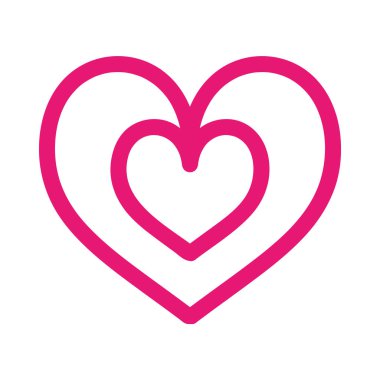 Aşk Sevgililer günü kalpleri simgesi sembolü