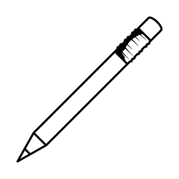Написання олівцем ізольована піктограма — стоковий вектор