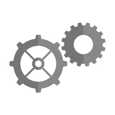 Dişli Makine izole simgesini