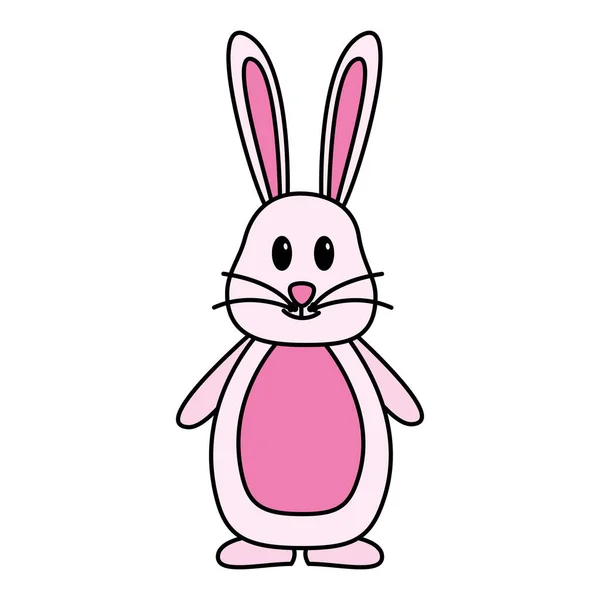 Cute rabbit cartoon — Stock Vector