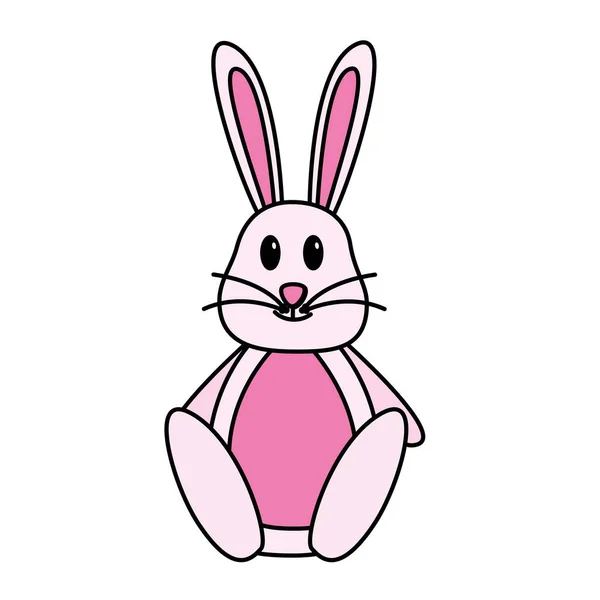 Cute rabbit cartoon — Stock Vector