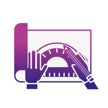 grafik tasarımcı el iletki ve kalem ile çalışma