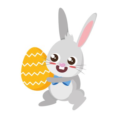 güzel tavşan yumurta Paskalya karakter boyalı