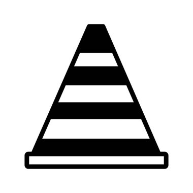 trafik koni yapı simgesi