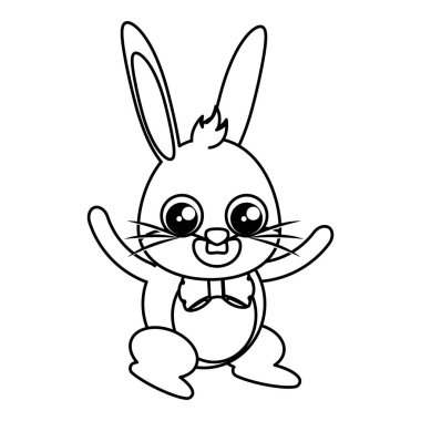 güzel tavşan Paskalya karakter