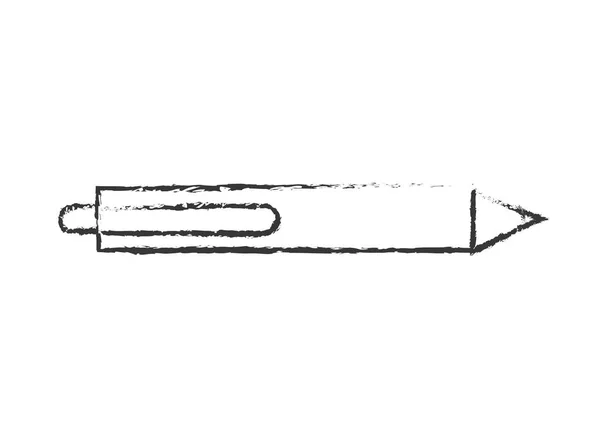Design gráfico caneta ferramenta de escrita de tinta —  Vetores de Stock