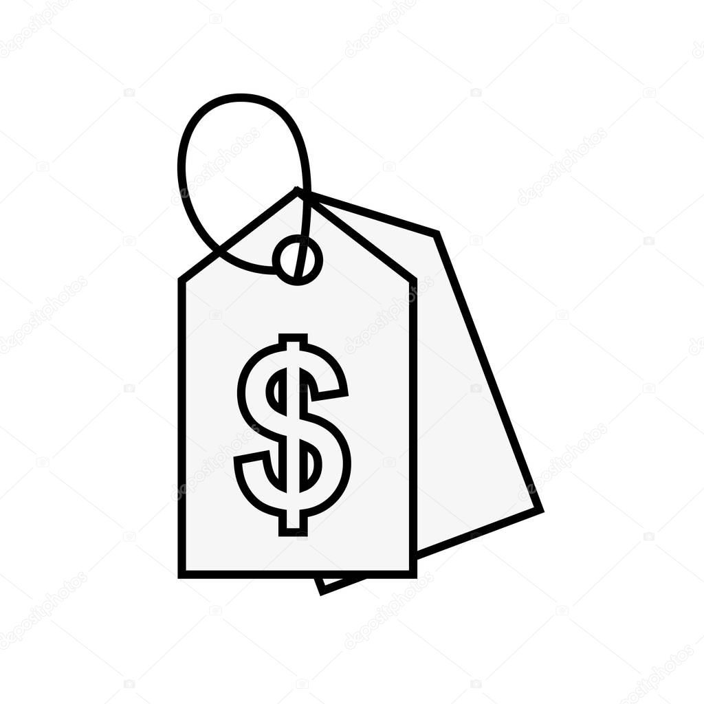 tag price dollar symbol online shopping