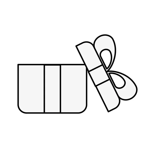 Achats en ligne concept de boîte cadeau ouverte — Image vectorielle