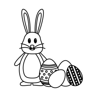 Mutlu Paskalya tavşan yumurta