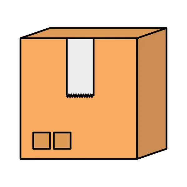 Lieferservice für Schachteln — Stockvektor
